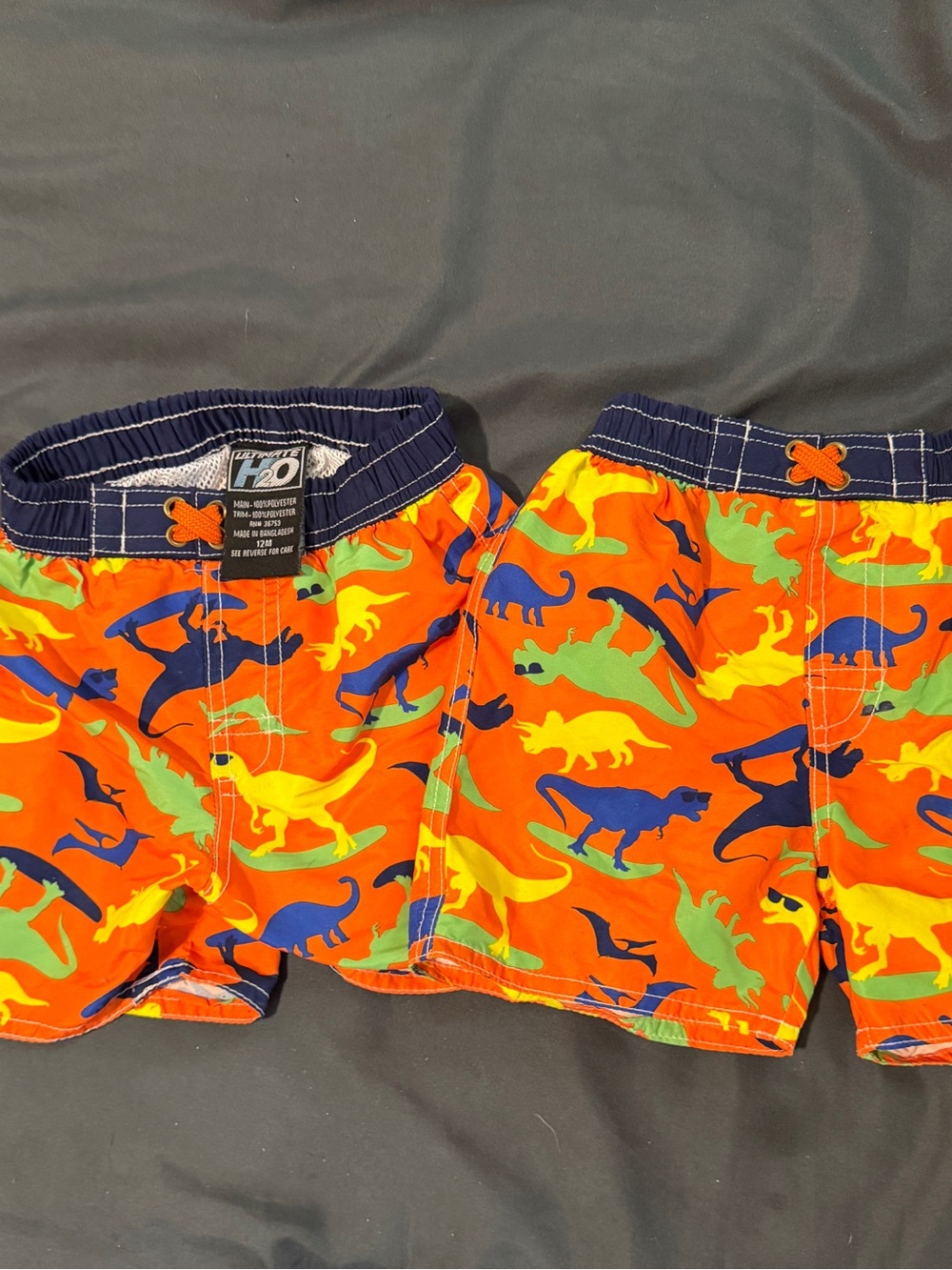 2 swim trunks